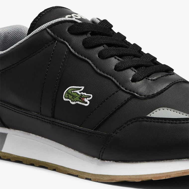 Lacoste Partner Textilní Sneakers Černé | 3HIh66Ya