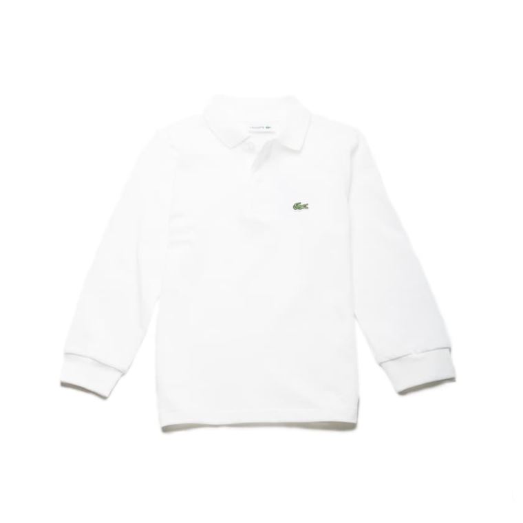 Lacoste Petit Piqué Polo Bílé | dKn4nKyF