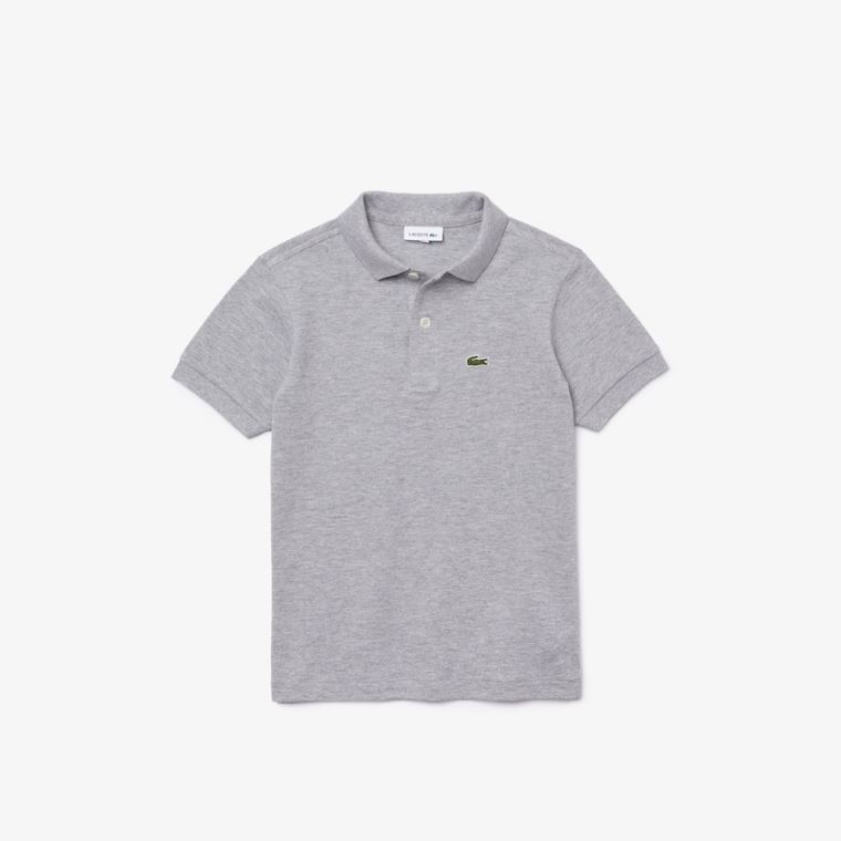 Lacoste Petit Piqué Polo Šedé | lOpWeqdd