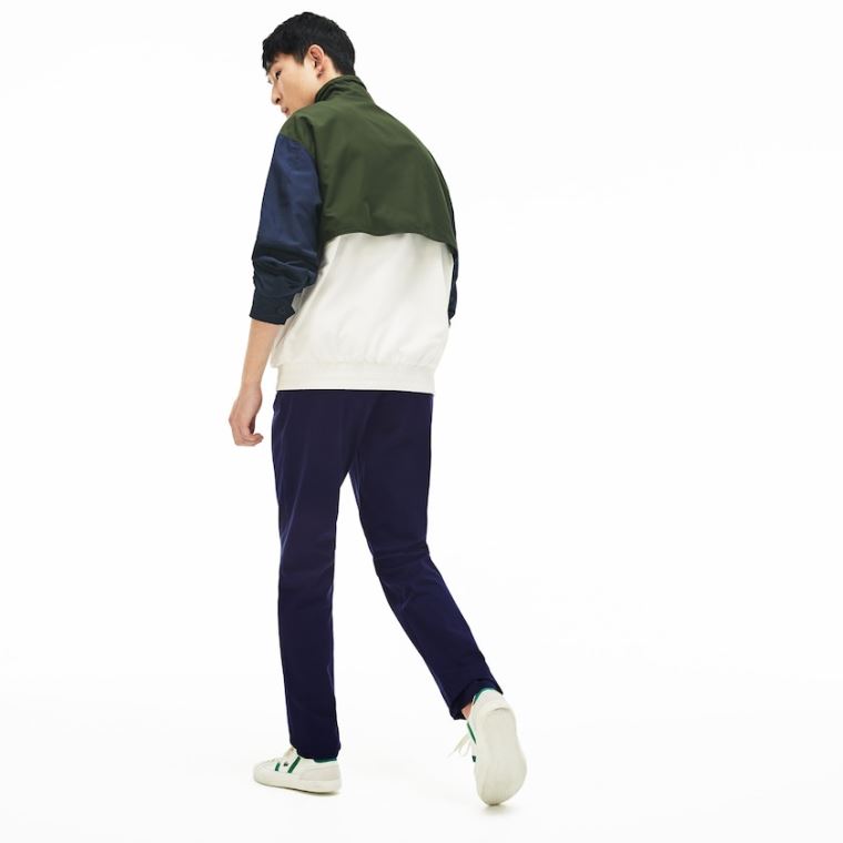 Lacoste Regular Fit Bavlněné Gabardine Chino Pants Tmavě Blankyt Blankyt | LGUioWm4