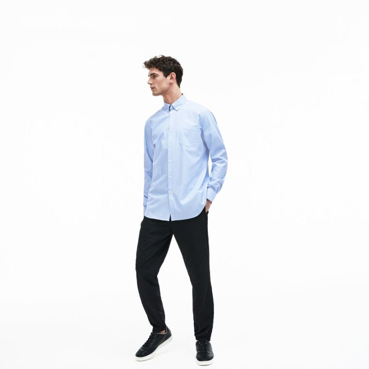 Lacoste Regular Fit Bavlněné Mini Piqué Shirt Světle Blankyt | 2AcDgSv9