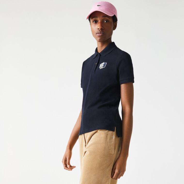 Lacoste Regular Fit Bavlněné Piqué Polo Shirt Tmavě Blankyt Blankyt | VY4jvona