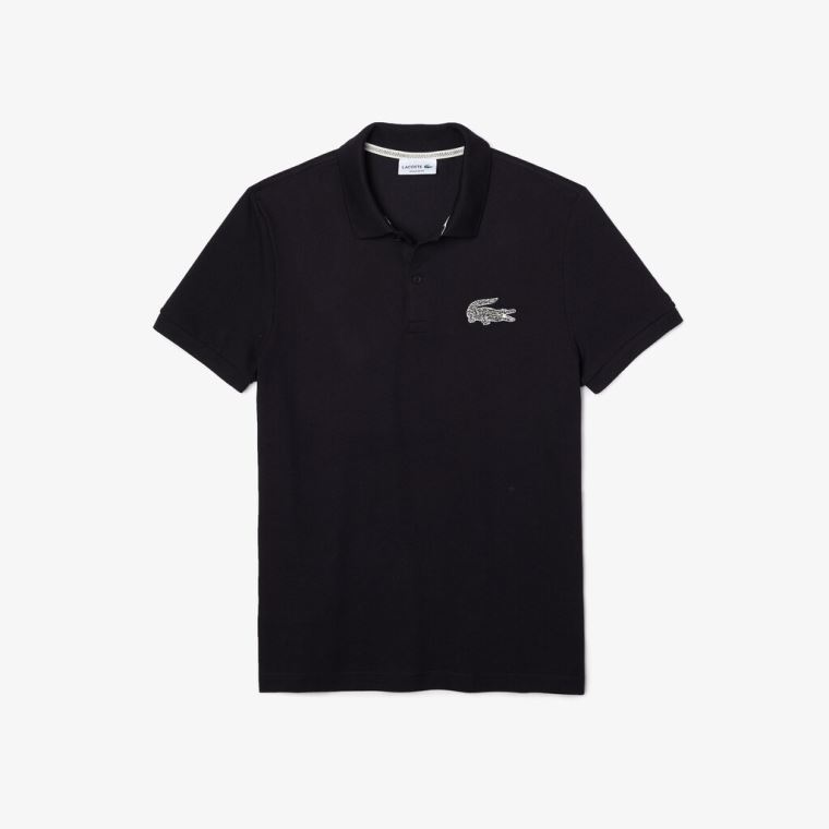 Lacoste Regular Fit Crocodile Badge Bavlněné Piqué Polo Shirt Tmavě Blankyt Blankyt | 16s6gLaQ