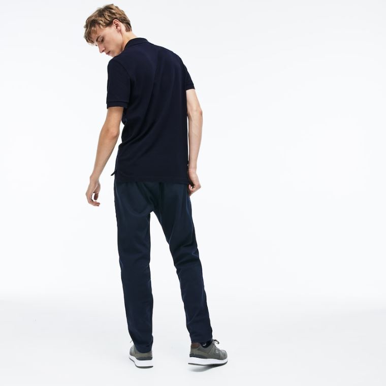 Lacoste Regular Fit LCST Lettering Petit Piqué Polo Tmavě Blankyt Blankyt | 3R5Pp9hs