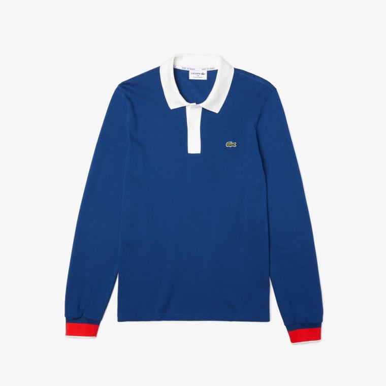 Lacoste Regular Fit Made in France Polo Shirt Blankyt Bílé Červené | ccc4QgXC