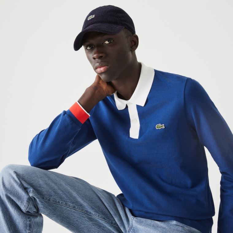 Lacoste Regular Fit Made in France Polo Shirt Blankyt Bílé Červené | ccc4QgXC