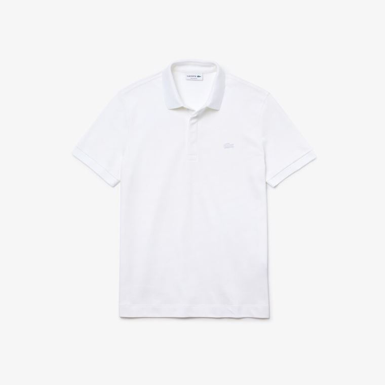 Lacoste Regular Fit Paris Polo Bílé | LGk3P5zl