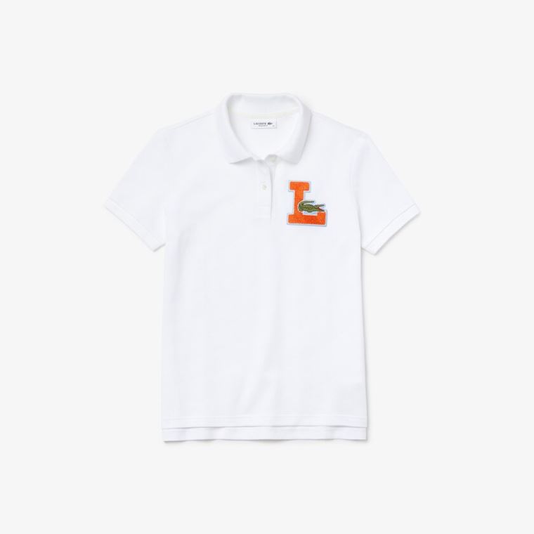 Lacoste Regular Fit Soft Bavlněné Piqué Polo Shirt Bílé | pnwYekNc