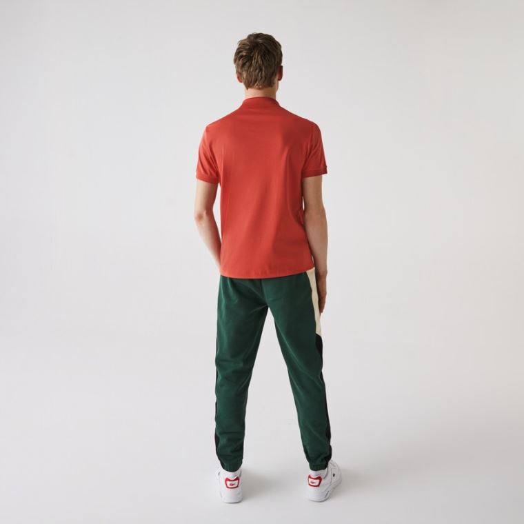 Lacoste Regular Fit Soft Bavlněné Polo Červené | JA1N1Q0w