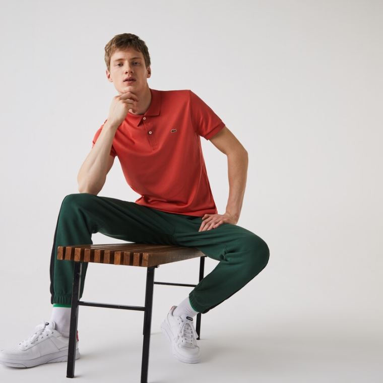 Lacoste Regular Fit Soft Bavlněné Polo Červené | JA1N1Q0w