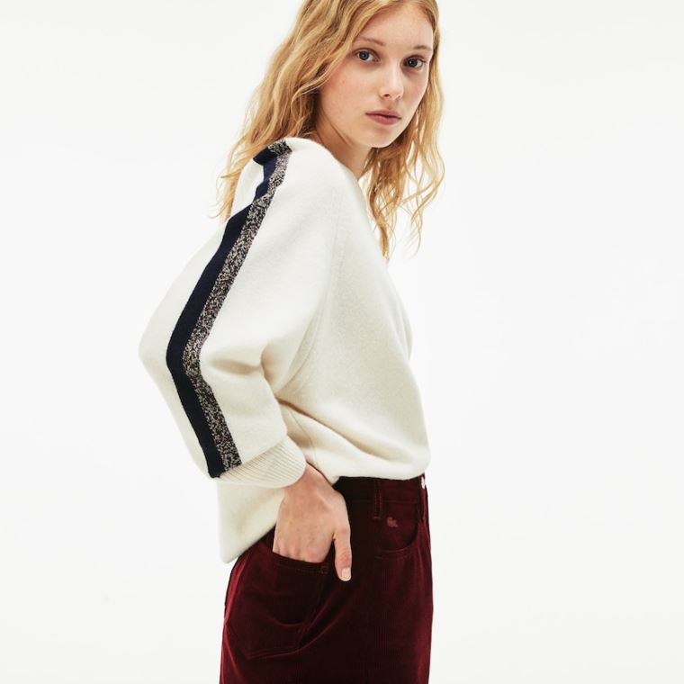 Lacoste Ribbed Stretch Velour A-Line Skirt Hnědé | 9qAL0EPN