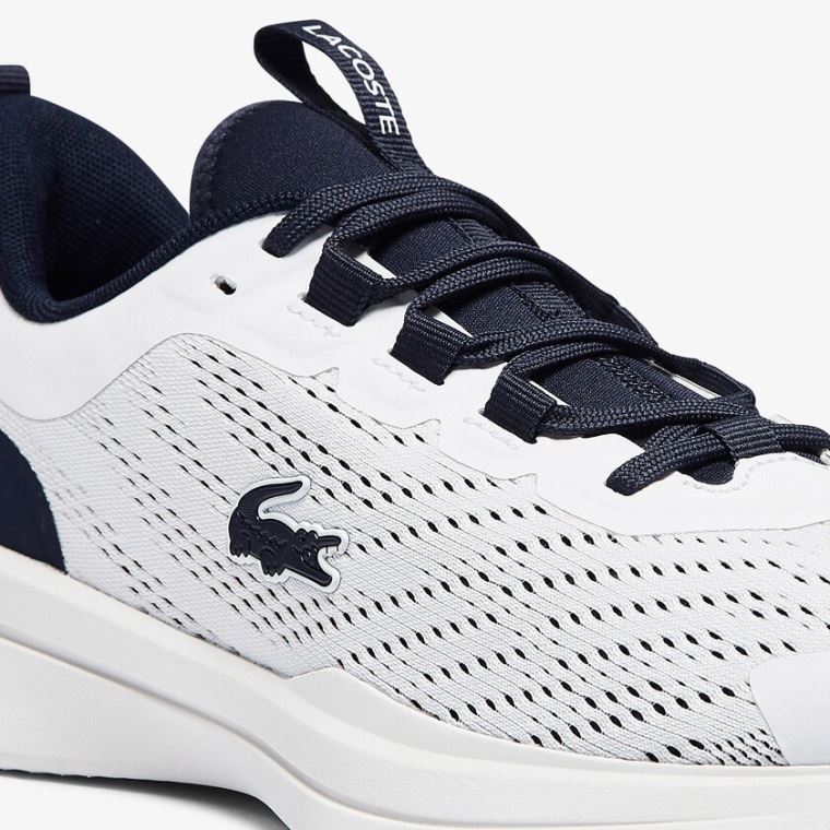 Lacoste Run Spin Textilní Sneakers Bílé Tmavě Blankyt | JyV88IKf