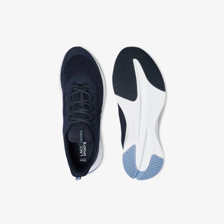 Lacoste Run Spin Textilní Sneakers Tmavě Blankyt | WbRjiDCU