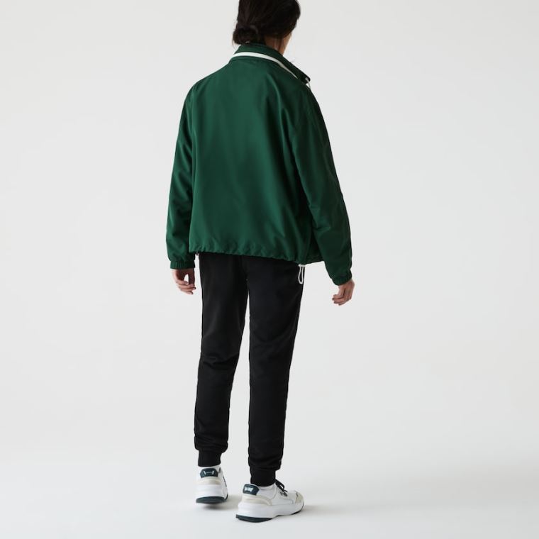 Lacoste SPORT Crocodile Print Fleece Jogging Pants Černé | JDMnqUHO