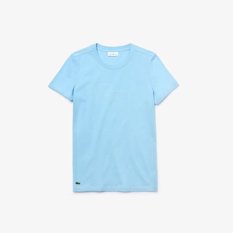 Lacoste SPORT Logo Print Organic Bavlněné Tenisové T-shirt Blankyt | uhvJjTLw