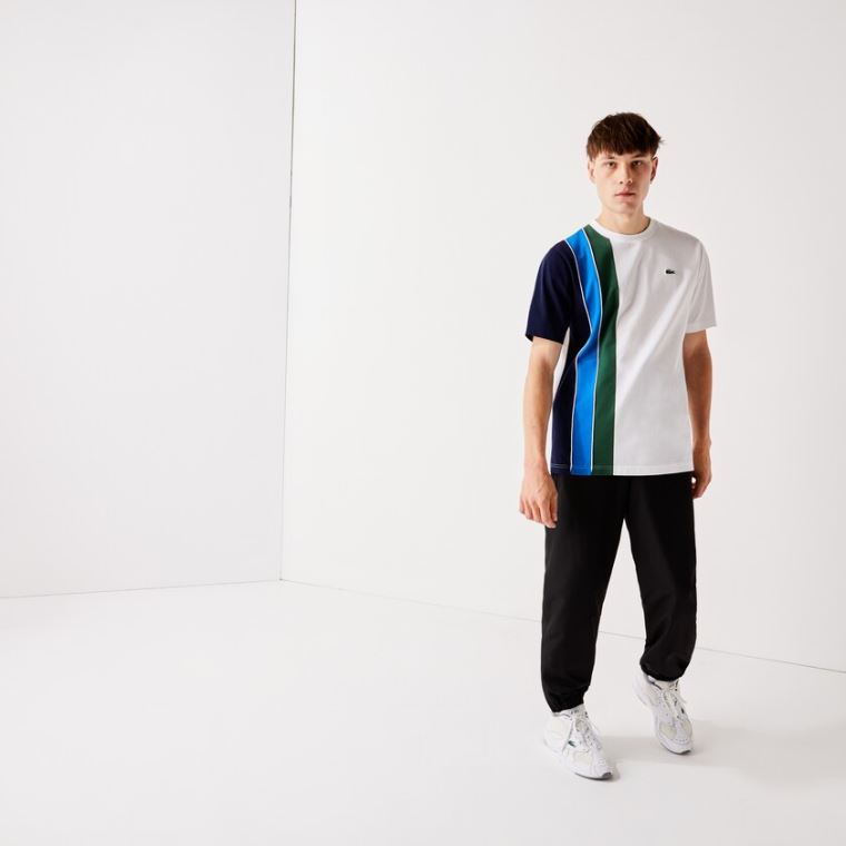 Lacoste SPORT Performance Side Zip Track Pants Černé | FQ5Grgpi