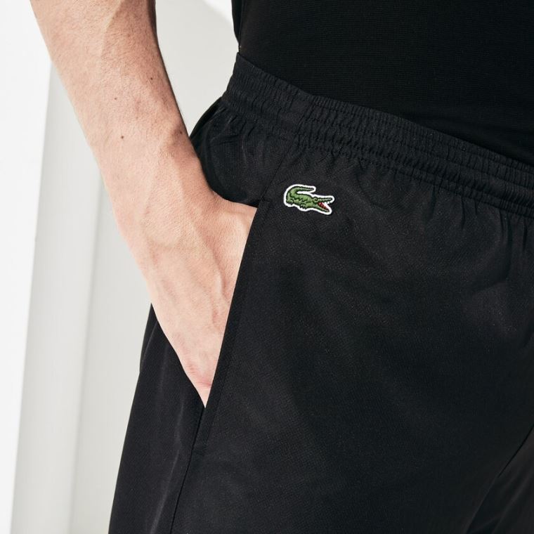 Lacoste SPORT Performance Side Zip Track Pants Černé | FQ5Grgpi