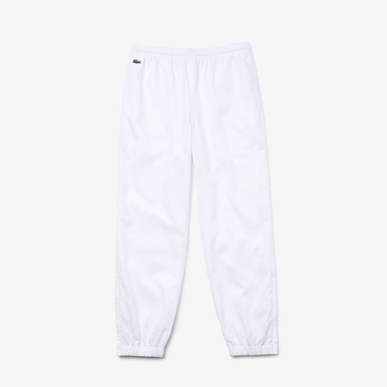 Lacoste SPORT Performance Side Zip Track Pants Bílé | MkV16gSO