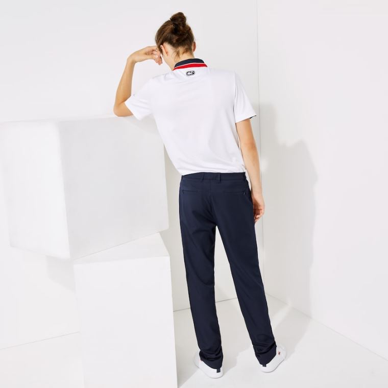 Lacoste SPORT Prodyšný Stretch Golfové Pants Tmavě Blankyt Blankyt | NKHibG2H