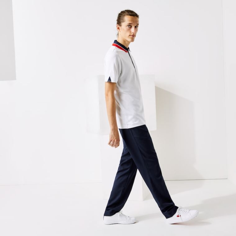 Lacoste SPORT Prodyšný Stretch Golfové Pants Tmavě Blankyt Blankyt | NKHibG2H