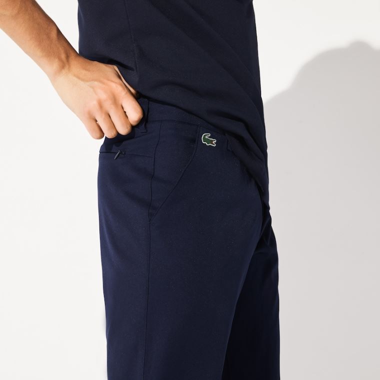 Lacoste SPORT Prodyšný Stretch Golfové Pants Tmavě Blankyt Blankyt | NKHibG2H