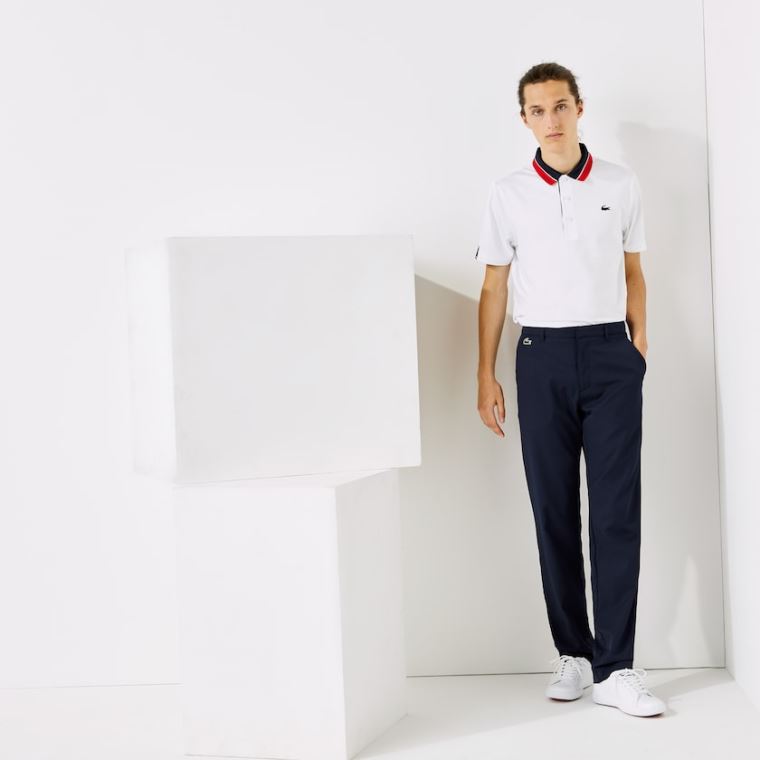 Lacoste SPORT Prodyšný Stretch Golfové Pants Tmavě Blankyt Blankyt | NKHibG2H