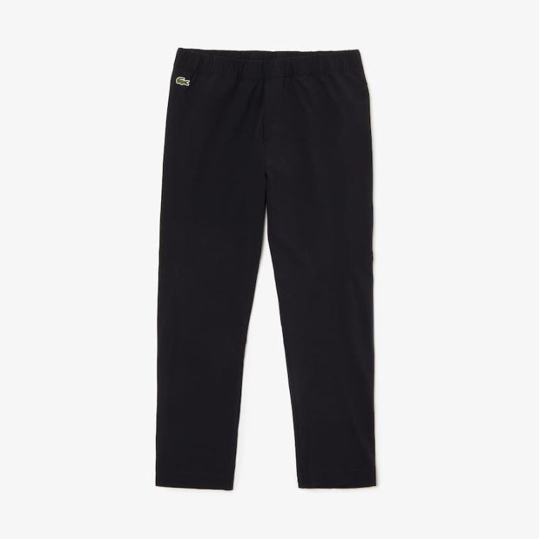 Lacoste SPORT Prodyšný Stretch Sweatpants Černé | 2NZncnmO