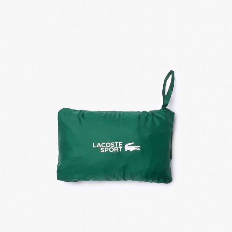 Lacoste SPORT S Kapucí Vody-Resistant Jacket Zelene | 1BcC6Ywf