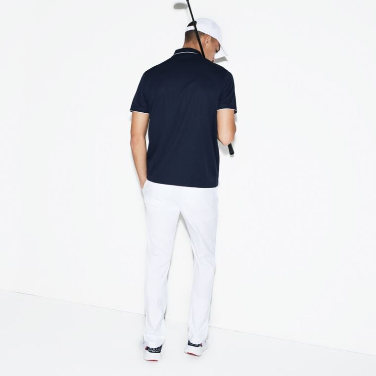 Lacoste SPORT Technical Gabardine Golfové Chino Pants Bílé | g5H3LZSo