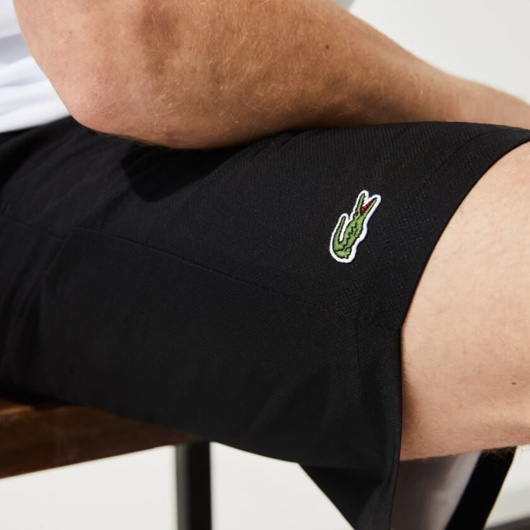 Lacoste SPORT Tenisové Shorts Černé | qhzfdIgK