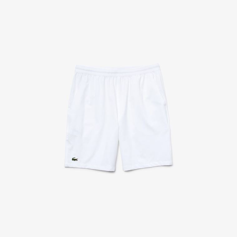 Lacoste SPORT Tenisové Stretch Shorts Bílé | YZw8QYiT