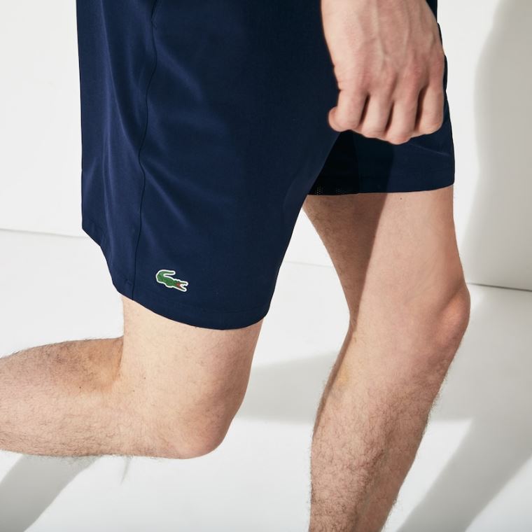 Lacoste SPORT Tenisové Stretch Shorts Tmavě Blankyt Blankyt | mpaU6lk7