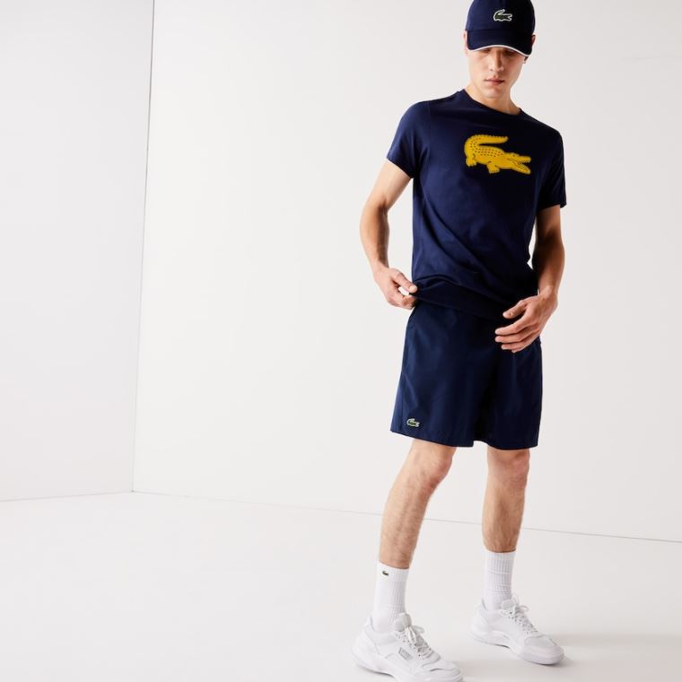 Lacoste SPORT Tenisové Stretch Shorts Tmavě Blankyt Blankyt | mpaU6lk7