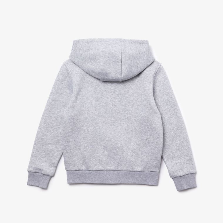 Lacoste SPORT Tenisové Zippered Fleece Sweatshirt Šedé Tmavě Blankyt Blankyt | isxDXUqm