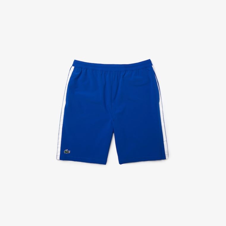 Lacoste SPORT x Novak Djokovic Prodyšný Stretch Shorts Blankyt Bílé | vDinC46A