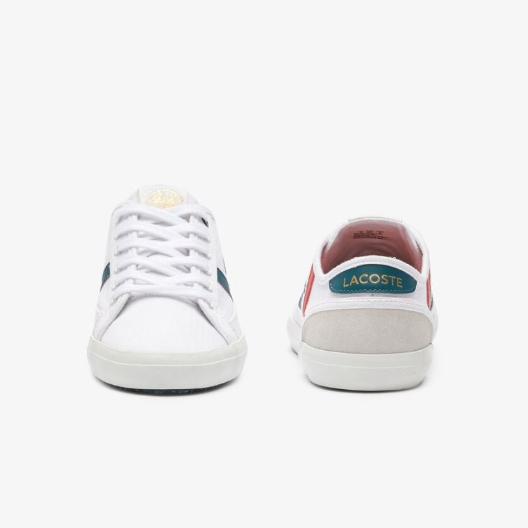 Lacoste Sideline Roland Garros Sneakers Bílé Zelene | Vuyv3Zcm