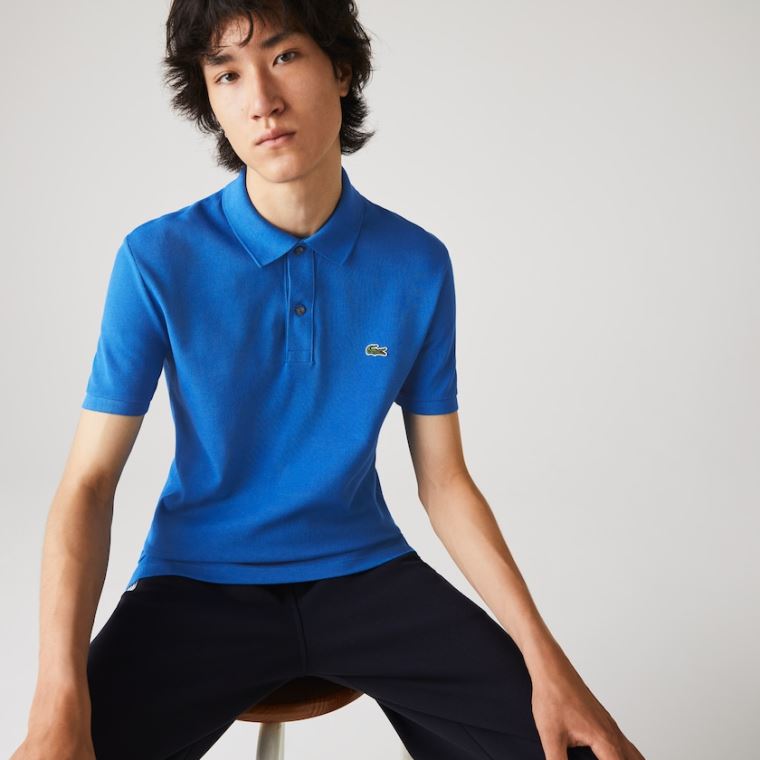 Lacoste Slim Fit Polo in Petit Piqué Blankyt | CJUUhU5D