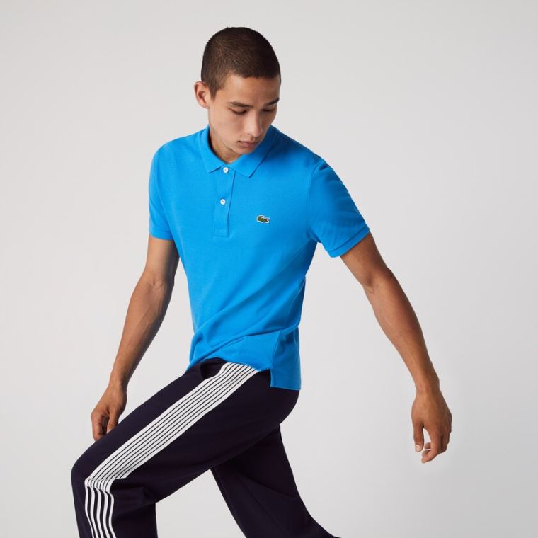 Lacoste Slim Fit Polo in Petit Piqué Blankyt | nGeHwoIK