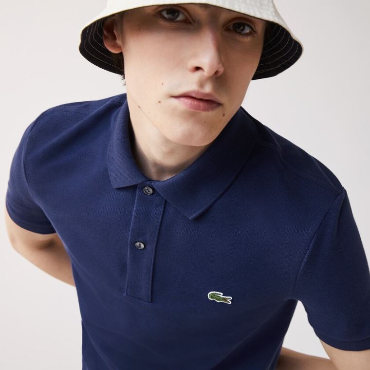 Lacoste Slim Fit Polo in Petit Piqué Blankyt | yQRL0bTK