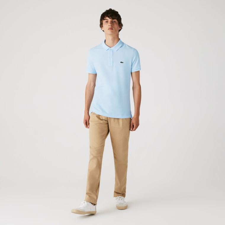 Lacoste Slim Fit Polo in Petit Piqué Světle Blankyt | yWJFiACw