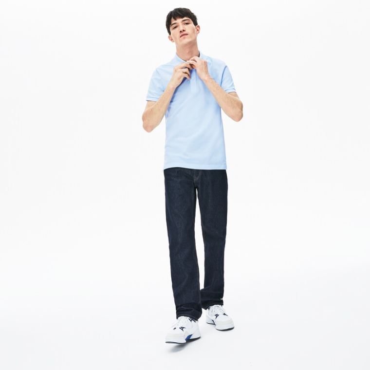 Lacoste Slim Fit Polo in Petit Piqué Světle Blankyt | yWJFiACw