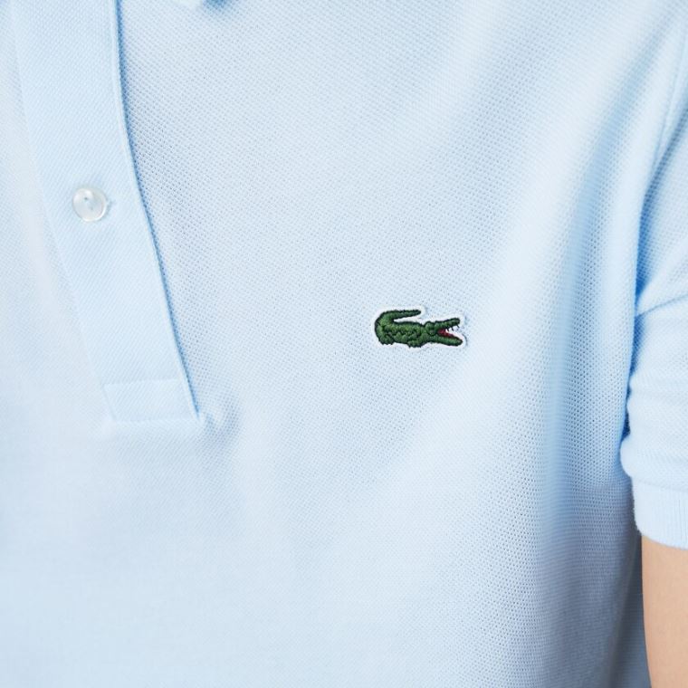 Lacoste Slim Fit Polo in Petit Piqué Světle Blankyt | yWJFiACw