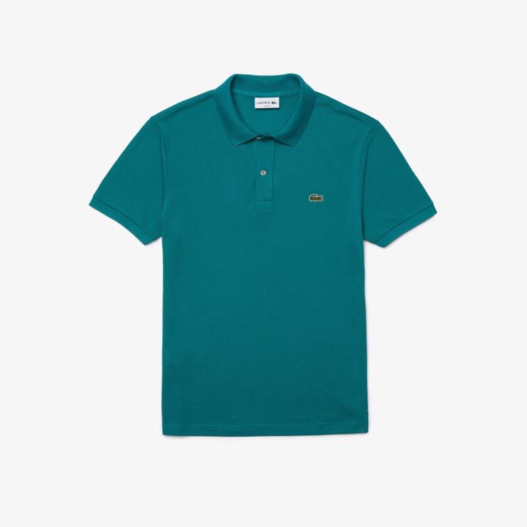 Lacoste Slim Fit Polo in Petit Piqué Zelene | aIrkm3Us