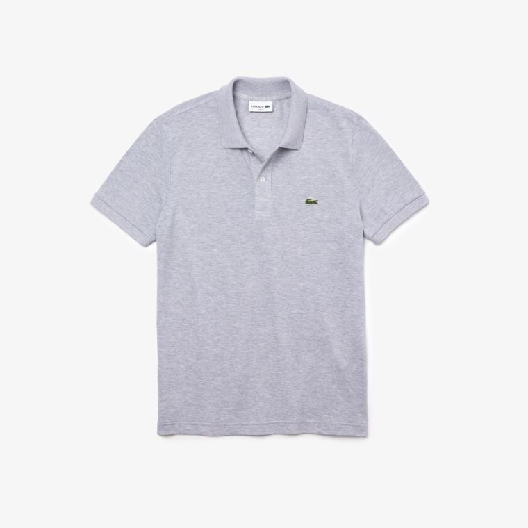 Lacoste Slim Fit Polo in Petit Piqué Šedé | pt4zyBkP