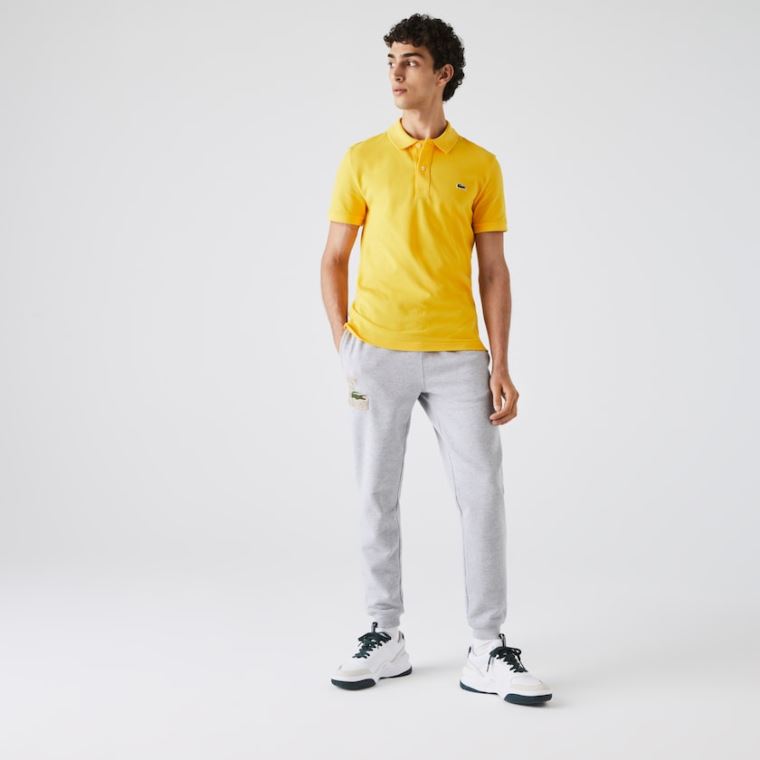 Lacoste Slim Fit Polo in Petit Piqué Žluté | UhLn9esc