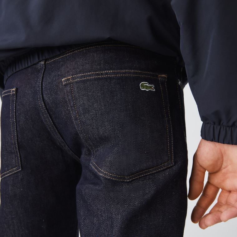 Lacoste Slim Fit Stretch Denim 5-Pocket Jeans Blankyt | TAbSYZtg