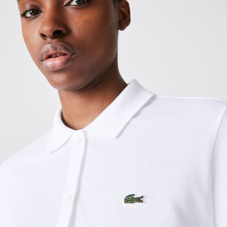 Lacoste Soft Bavlněné Oxford Style Polo Shirt Bílé | lsiKCjvz