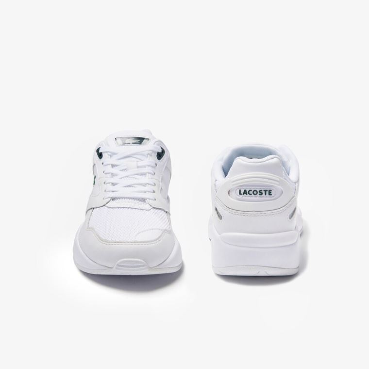 Lacoste Storm 96 LO Textilní and Læder Sneakers Bílé | SeGn5wIr