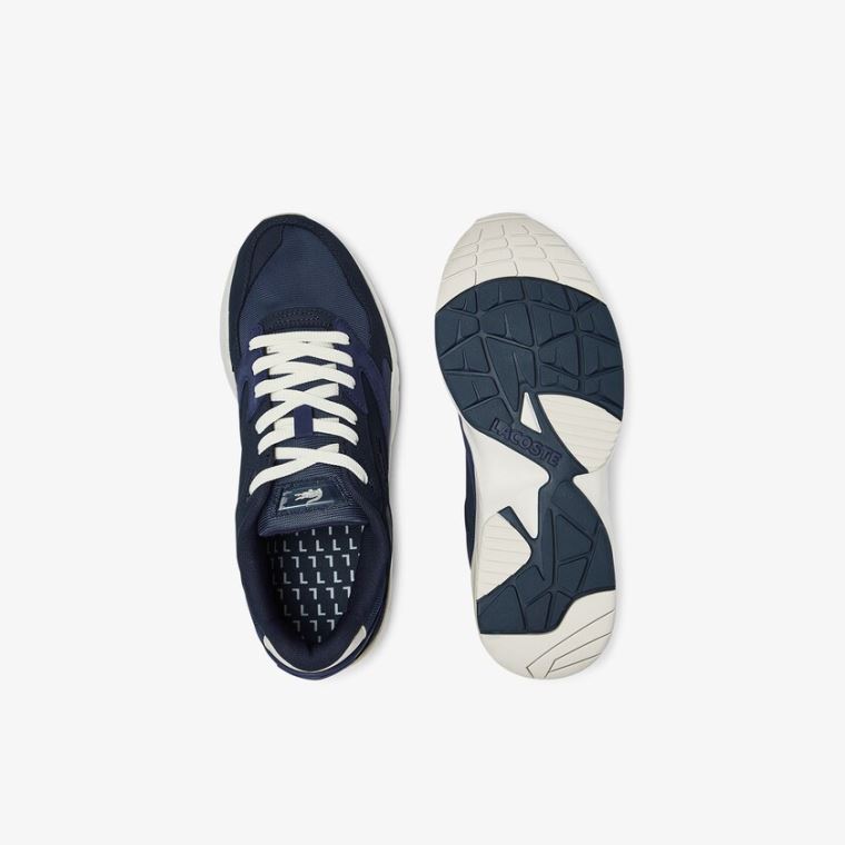 Lacoste Storm 96 Lo Nubuck Læder Sneakers Tmavě Blankyt | G3zrdHpX