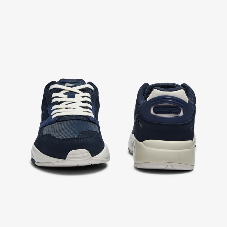 Lacoste Storm 96 Lo Nubuck Læder Sneakers Tmavě Blankyt | G3zrdHpX